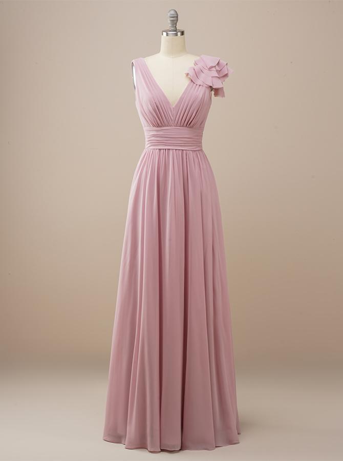 Grecian Chiffon Bridesmaid Dress