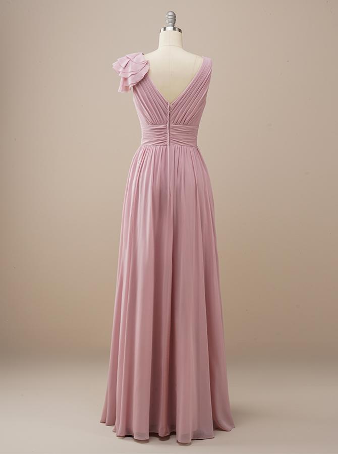 Grecian Chiffon Bridesmaid Dress