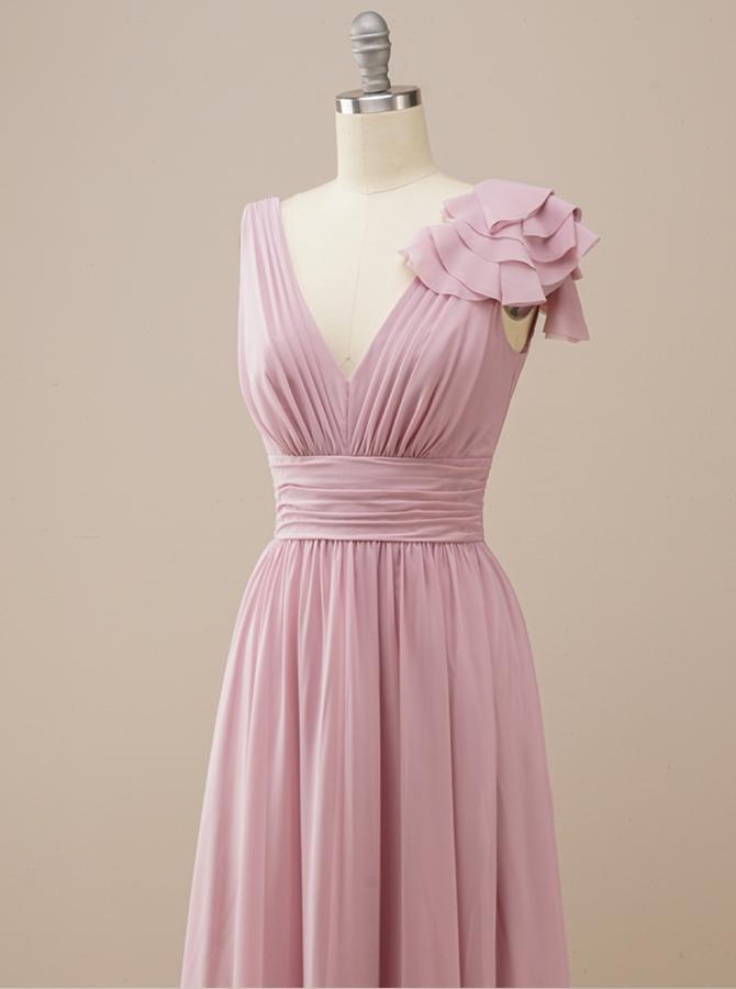 Grecian Chiffon Bridesmaid Dress